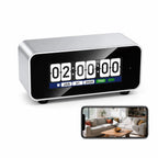 OVO Flip Vision: 1080P Hidden Security Camera Flip Clock | Dual-Band WiFi & CNC Aluminum Design