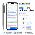 OVO-SP-1 AI Voice Recorder Pen [Founder's Edition] | Lifetime Free AI Transcription & Summaries