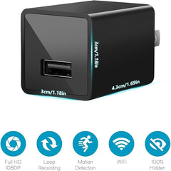 OVOC01 Wireless 1080P Spy Hidden Camera USB Charger Main function