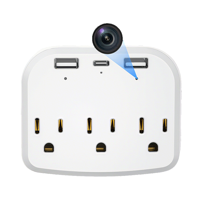 OVOC03 1080P Wireless Wall Outlet Charger Spy Cameras