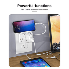 OVOC03 1080P Wireless Wall Outlet Charger Spy Cameras powerful functions