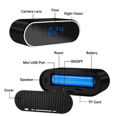 OVOCL01 Wireless 1080P Clock Spy Camera structure
