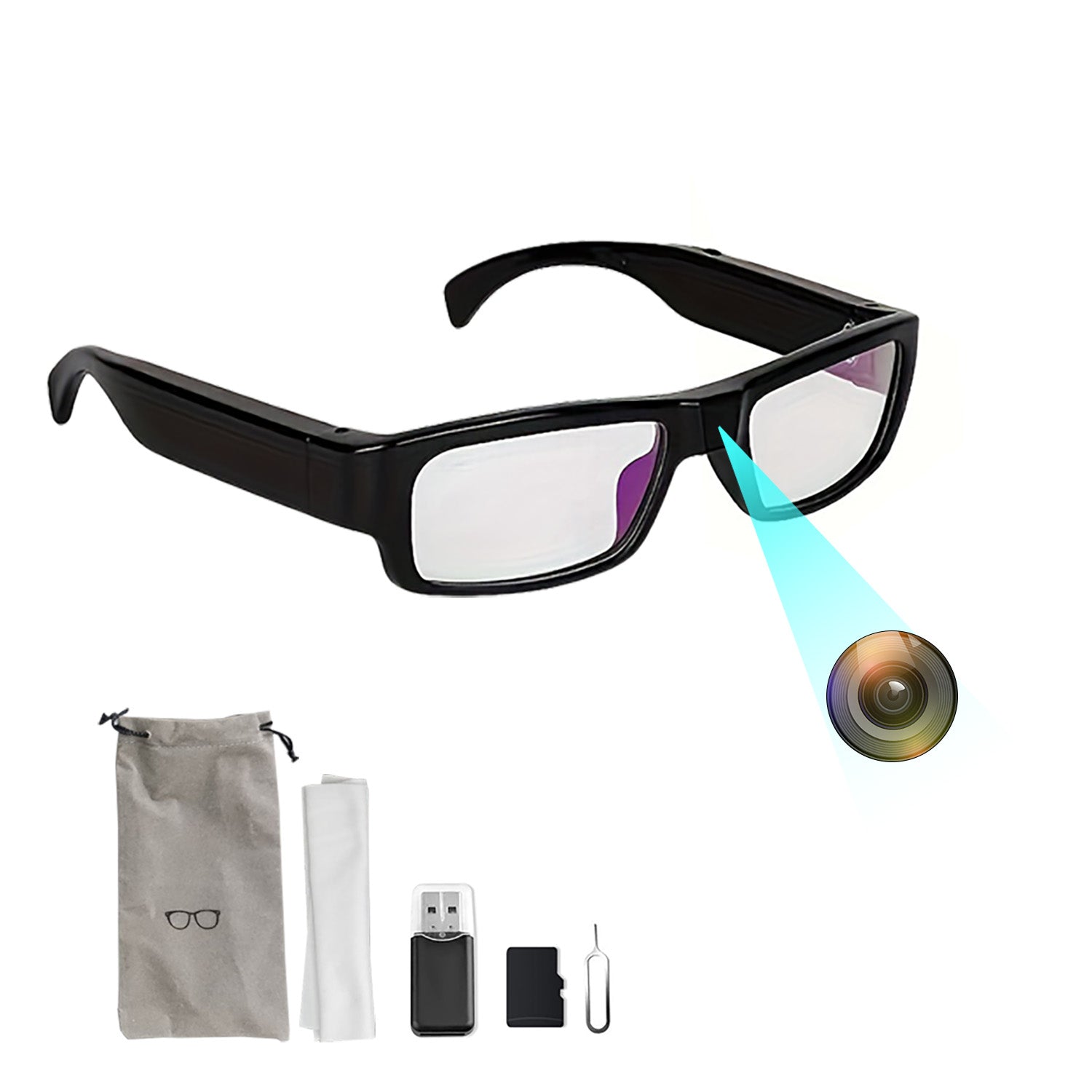 OVOG01 Glasses Spy Camera