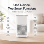 OVO-AP1: 2K Hidden Spy Air Purifier Camera | Dual-Band WiFi & 3000mAh Battery