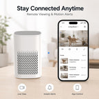 OVO-AP1: 2K Hidden Spy Air Purifier Camera | Dual-Band WiFi & 3000mAh Battery