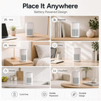 OVO-AP1: 2K Hidden Spy Air Purifier Camera | Dual-Band WiFi & 3000mAh Battery