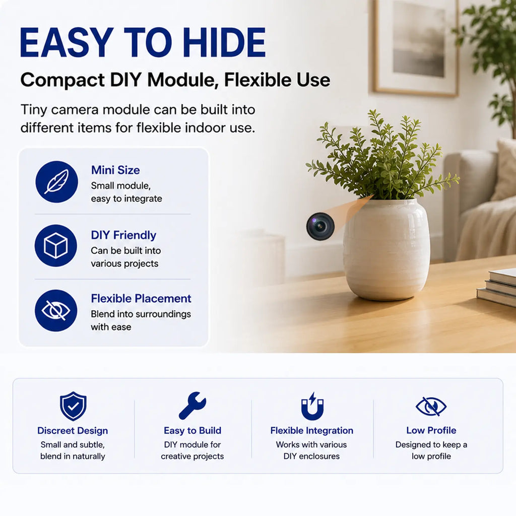 ovo-m-2 2k hud hidden camera module spy hidden lens for homes security